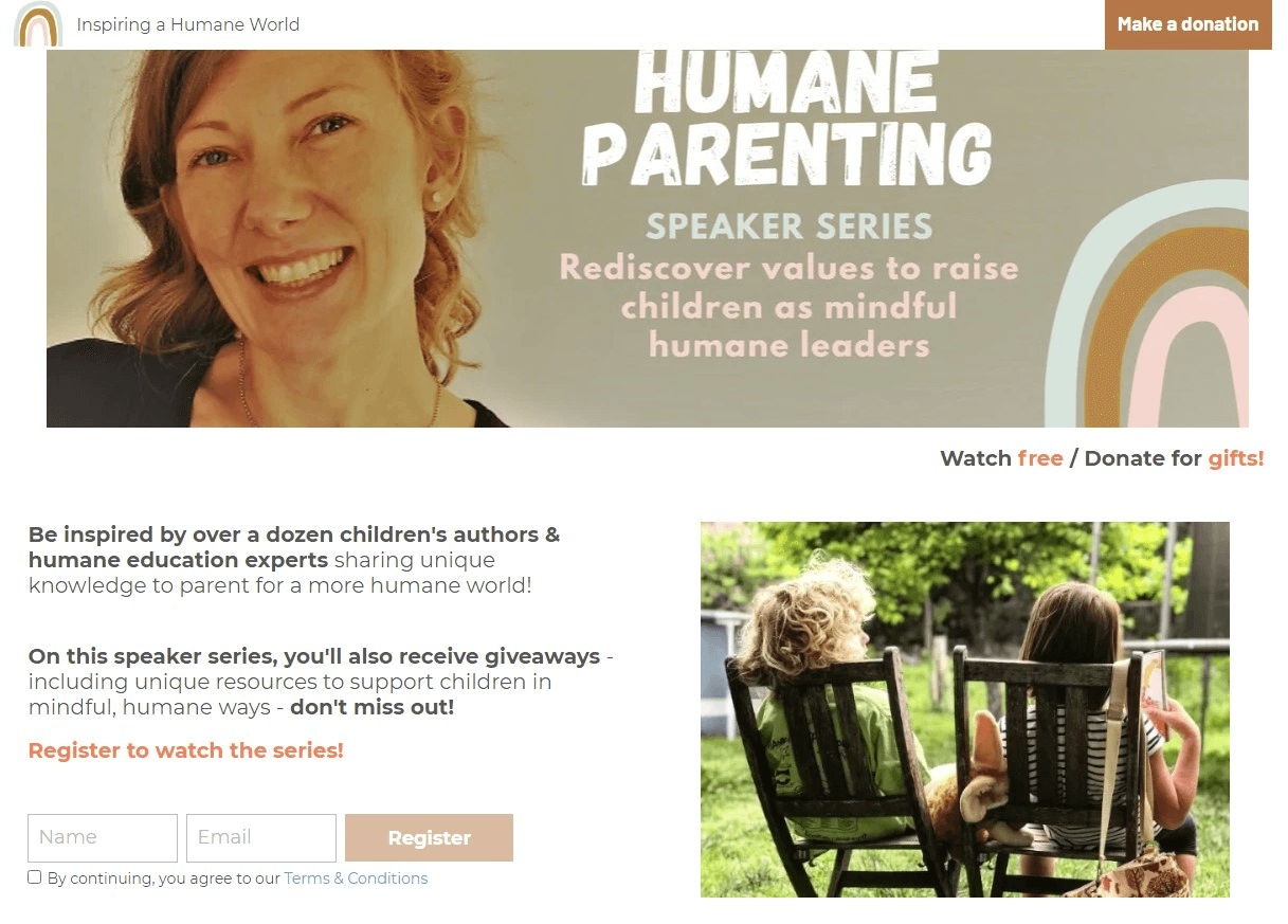 Strikingly用戶的非營利公司網站範例四 Strikingly用戶的非營利公司網站範例四